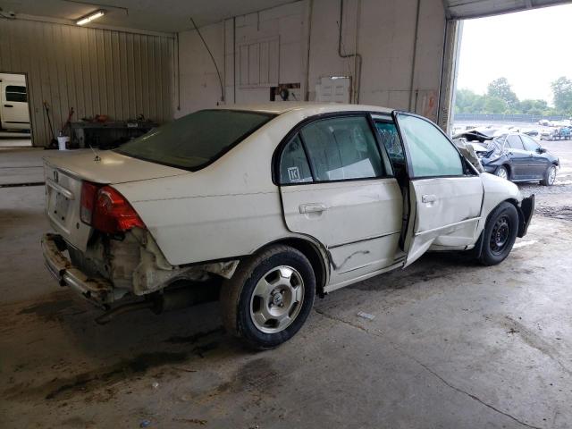 JHMES96624S010229 - 2004 HONDA CIVIC HYBRID WHITE photo 3