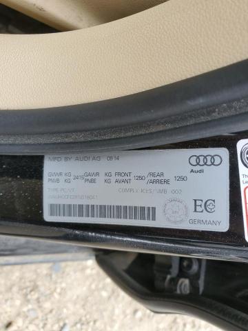 WAUHGCFC0FN018041 - 2015 AUDI A6 PRESTIGE 黑色 照片 12