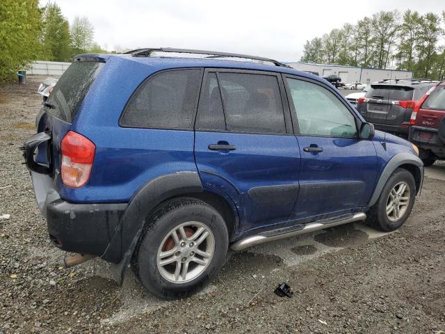 JTEHH20VX10042885 - 2001 TOYOTA RAV4 BLUE photo 3