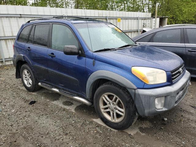 JTEHH20VX10042885 - 2001 TOYOTA RAV4 BLUE photo 4