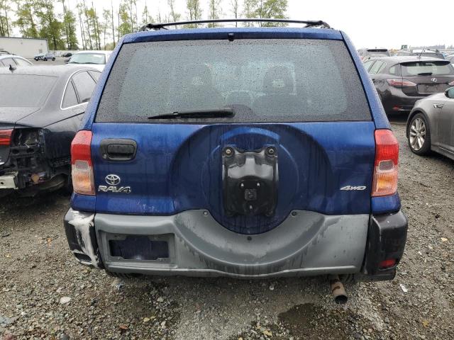 JTEHH20VX10042885 - 2001 TOYOTA RAV4 BLUE photo 6