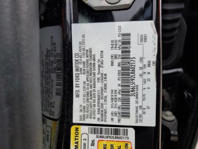 3LN6L5F92LR602175 - 2020 LINCOLN MKZ RESERVE 黑色 照片 13