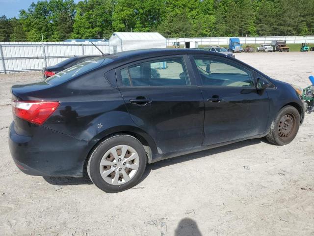 KNADM4A35C6044810 - 2012 KIA RIO LX BLACK photo 3