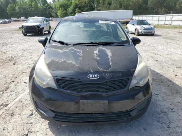 KNADM4A35C6044810 - 2012 KIA RIO LX BLACK photo 5