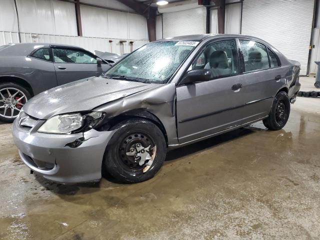 1HGES16395L017538 - 2005 HONDA CIVIC DX VP Մոխրագույն լուսանկար 1