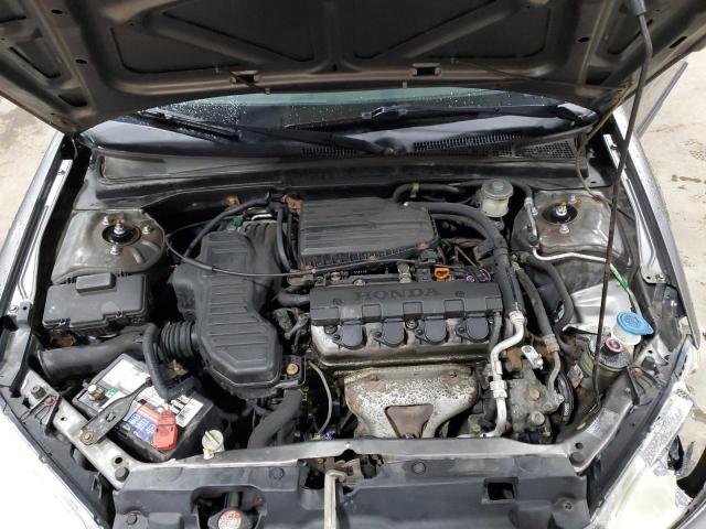 1HGES16395L017538 - 2005 HONDA CIVIC DX VP Մոխրագույն լուսանկար 11