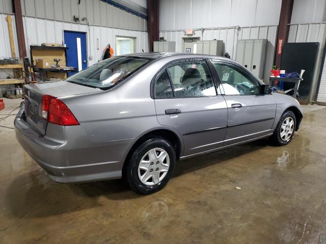 1HGES16395L017538 - 2005 HONDA CIVIC DX VP Մոխրագույն լուսանկար 3