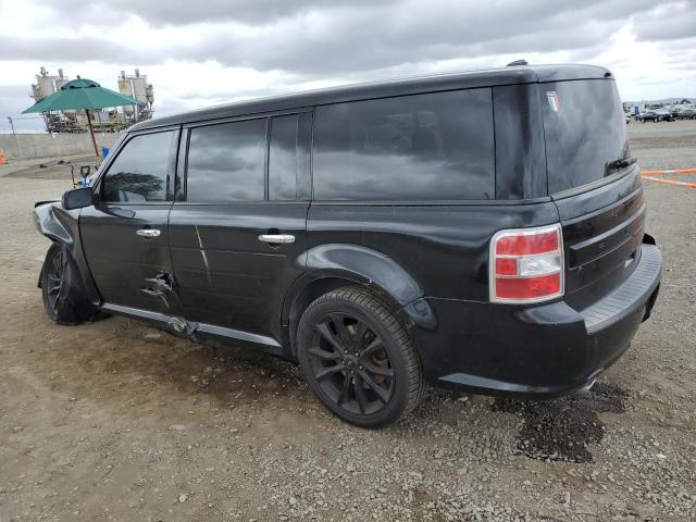 2FMGK5C85KBA39218 - 2019 FORD FLEX SEL BLACK photo 2