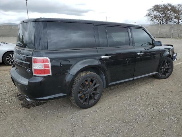 2FMGK5C85KBA39218 - 2019 FORD FLEX SEL BLACK photo 3