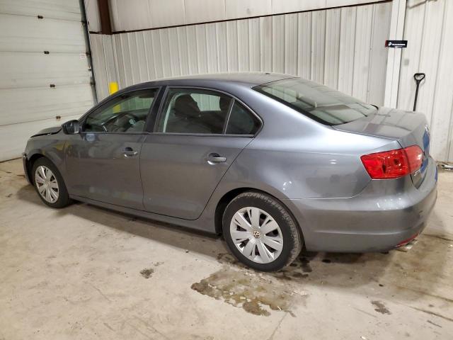 3VW2K7AJ9DM367210 - 2013 VOLKSWAGEN JETTA BASE GRAY photo 2