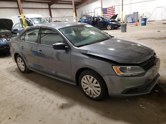 3VW2K7AJ9DM367210 - 2013 VOLKSWAGEN JETTA BASE GRAY photo 4