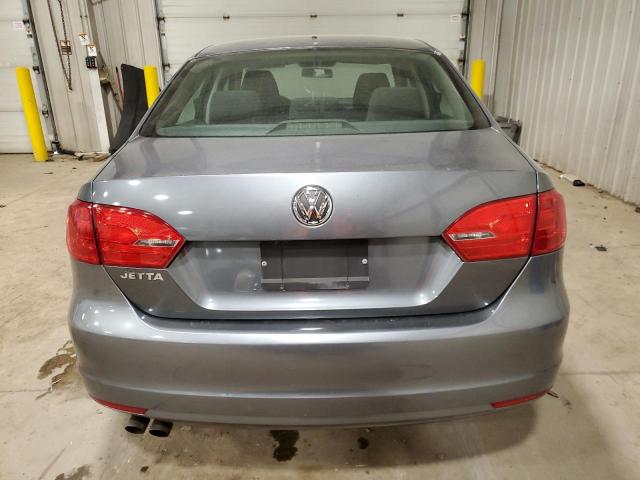 3VW2K7AJ9DM367210 - 2013 VOLKSWAGEN JETTA BASE GRAY photo 6