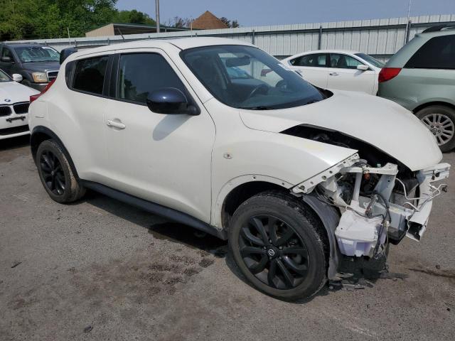 JN8AF5MR3DT207175 - 2013 NISSAN JUKE S WHITE photo 4