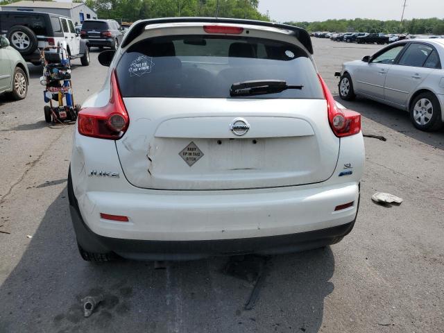 JN8AF5MR3DT207175 - 2013 NISSAN JUKE S WHITE photo 6