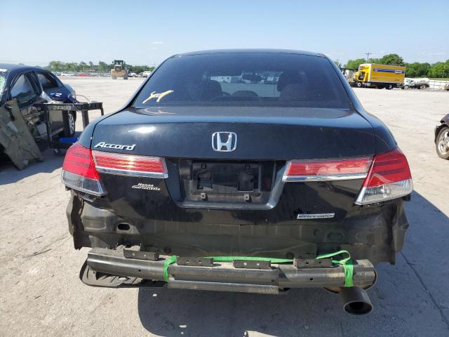 1HGCP2F69CA200763 - 2012 HONDA ACCORD SE BLACK photo 6