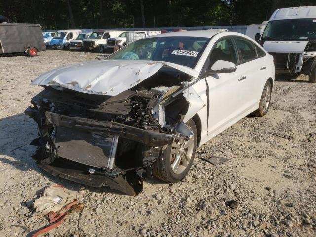 5NPE34AF5KH739510 - 2019 HYUNDAI SONATA LIMITED WHITE photo 1