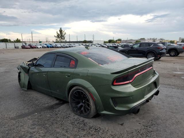 2C3CDXGJ2KH504707 - 2019 DODGE CHARGER SCAT PACK GREEN photo 2