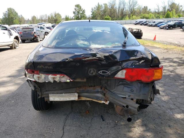 JH4DC548X2C009892 - 2002 ACURA RSX BLACK photo 6