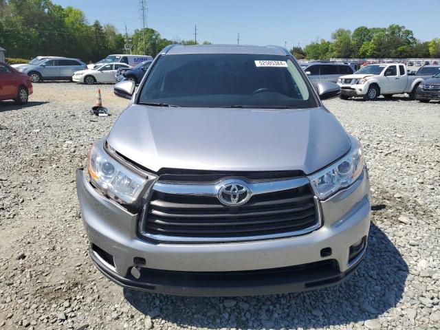 5TDJKRFH4FS113777 - 2015 TOYOTA HIGHLANDER XLE Gümüş foto 5