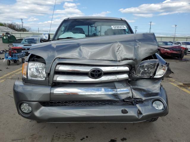 5TBRT34104S452951 - 2004 TOYOTA TUNDRA ACCESS CAB SR5 GRAY photo 5