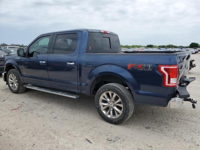 1FTEW1EG5HKC16667 - 2017 FORD F150 SUPERCREW BLUE photo 2