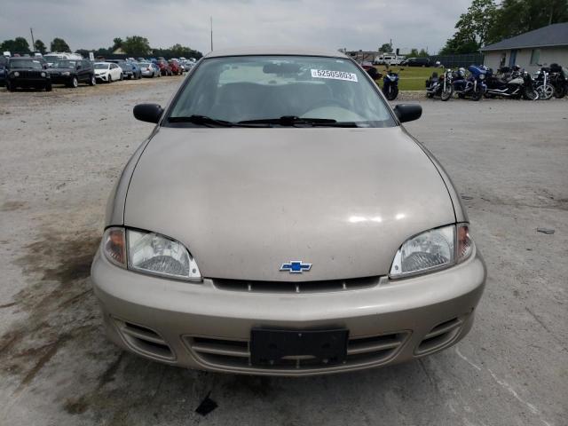 1G1JC524517217229 - 2001 CHEVROLET CAVALIER BASE BROWN photo 5