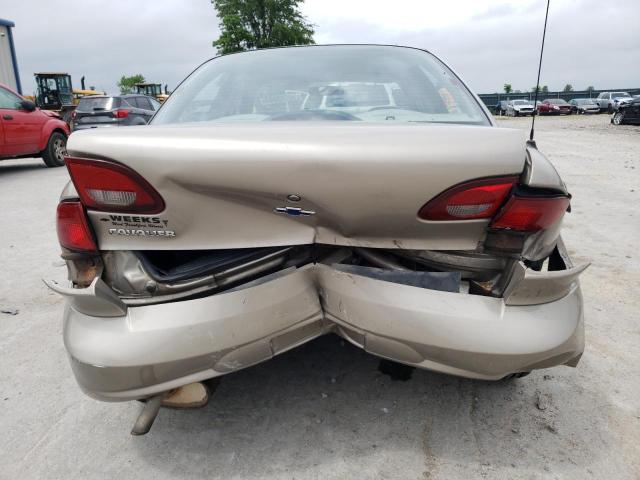 1G1JC524517217229 - 2001 CHEVROLET CAVALIER BASE BROWN photo 6