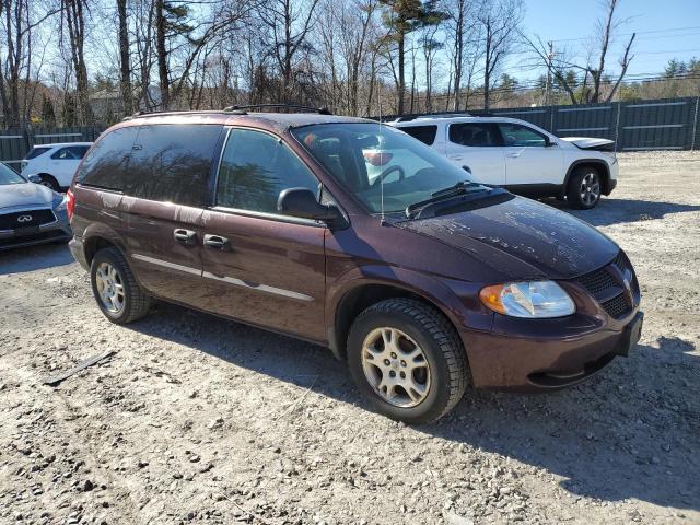 1D4GP25R73B303463 - 2003 DODGE CARAVAN SE MAROON photo 4