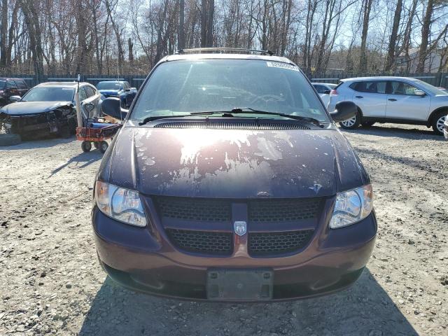 1D4GP25R73B303463 - 2003 DODGE CARAVAN SE MAROON photo 5