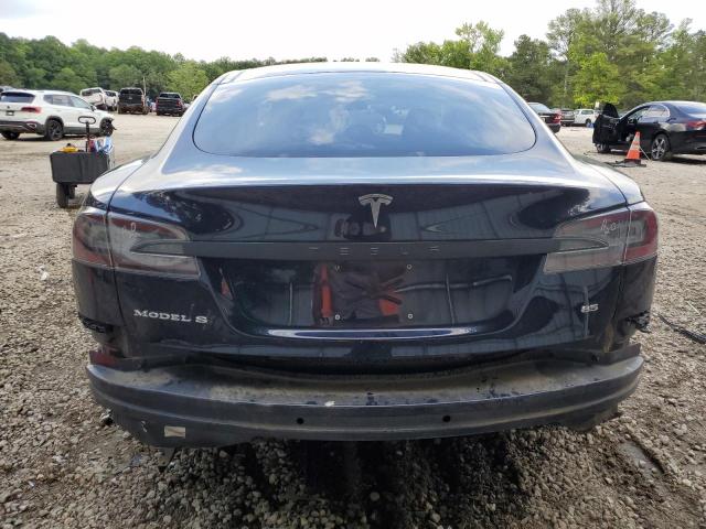 5YJSA1H15EFP52889 - 2014 TESLA MODEL S Azul foto 6