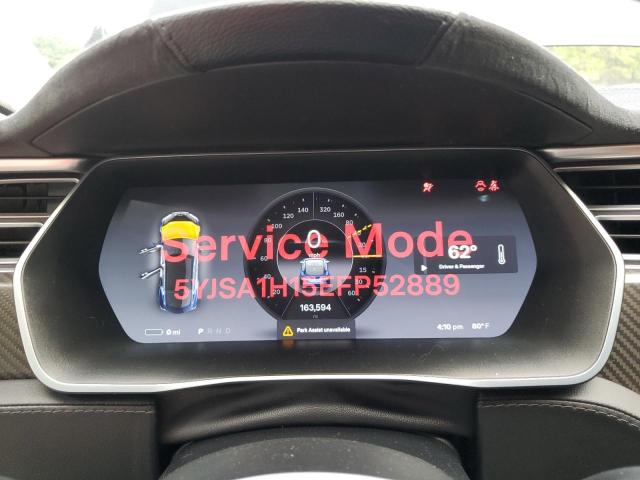 5YJSA1H15EFP52889 - 2014 TESLA MODEL S Azul foto 9