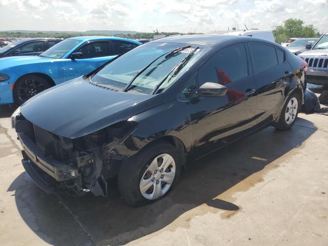 3KPFK4A7XHE056912 - 2017 KIA FORTE LX BLACK photo 1