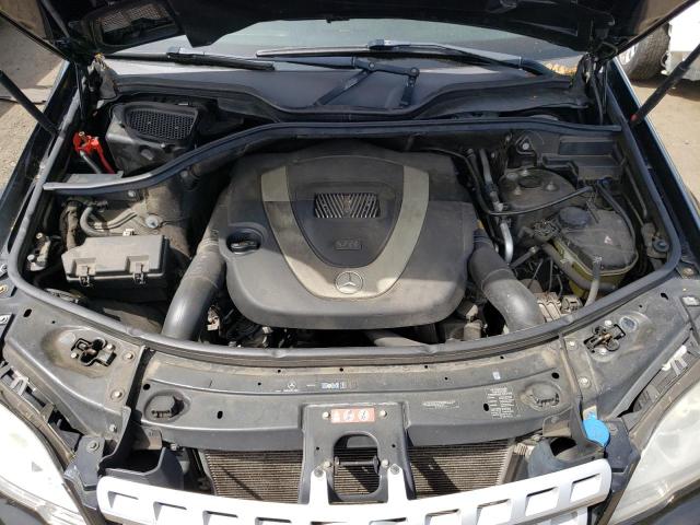 4JGBB8GB8BA734693 - 2011 MERCEDES-BENZ ML 350 4MATIC BLACK photo 11