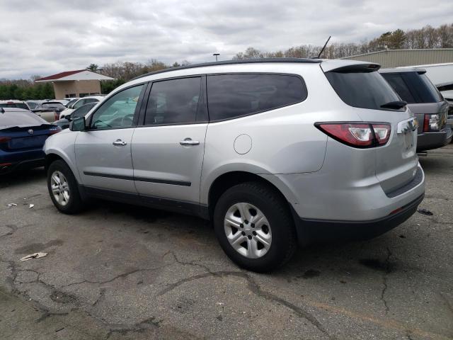 1GNKRFKD1FJ274108 - 2015 CHEVROLET TRAVERSE LS SILVER photo 2