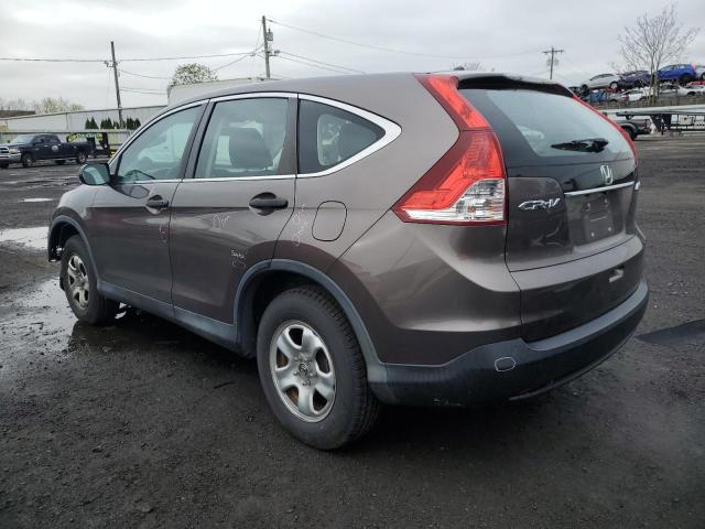 2HKRM4H37EH715417 - 2014 HONDA CR-V LX BROWN photo 2