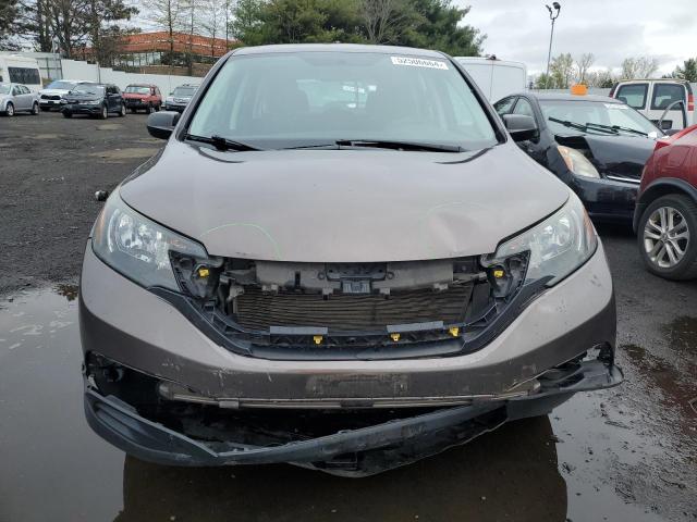 2HKRM4H37EH715417 - 2014 HONDA CR-V LX BROWN photo 5