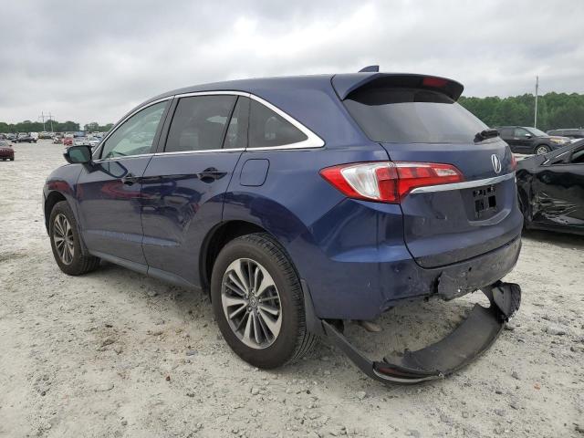 5J8TB3H74JL003768 - 2018 ACURA RDX ADVANCE BLUE photo 2