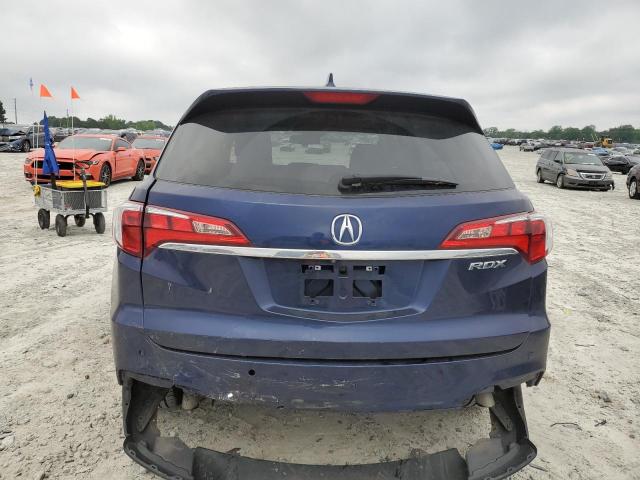 5J8TB3H74JL003768 - 2018 ACURA RDX ADVANCE BLUE photo 6