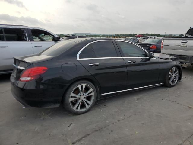 WDDWF4JB6GR163019 - 2016 MERCEDES-BENZ C 300 BLACK photo 3