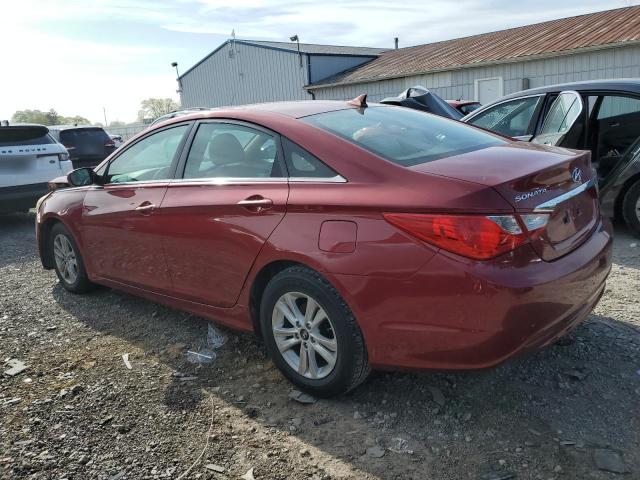 5NPEB4AC5BH252512 - 2011 HYUNDAI SONATA GLS RED photo 2