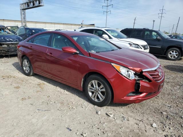 5NPEB4AC5BH252512 - 2011 HYUNDAI SONATA GLS RED photo 4