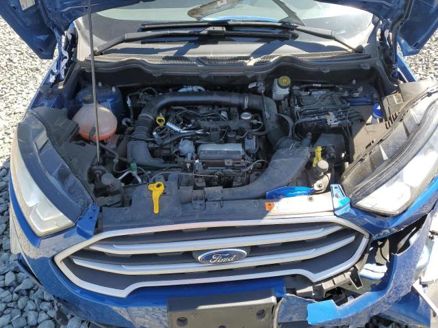 MAJ3S2GE1KC270513 - 2019 FORD ECOSPORT SE ლურჯი ფოტო 12