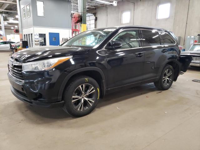 5TDJKRFH3GS502086 - 2016 TOYOTA HIGHLANDER XLE 黑色 照片 1