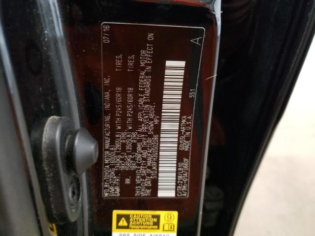 5TDJKRFH3GS502086 - 2016 TOYOTA HIGHLANDER XLE 黑色 照片 13