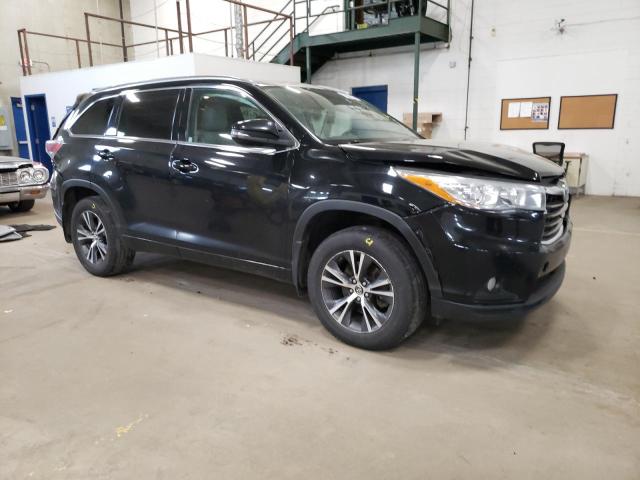 5TDJKRFH3GS502086 - 2016 TOYOTA HIGHLANDER XLE 黑色 照片 4