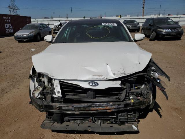 KNAGM4AD6D5039886 - 2013 KIA OPTIMA HYBRID WHITE photo 5