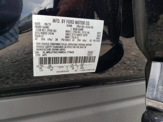 5LM5J7XCXMGL17642 - 2021 LINCOLN AVIATOR RESERVE BLACK photo 13