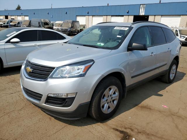 1GNKRFKD0GJ345509 - 2016 CHEVROLET TRAVERSE LS GRAY photo 1