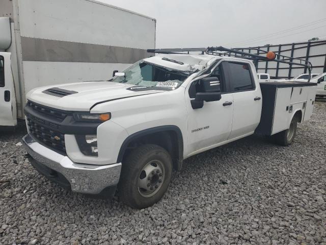 1GB4WREY2MF171021 - 2021 CHEVROLET SILVERADO C3500 WHITE photo 1