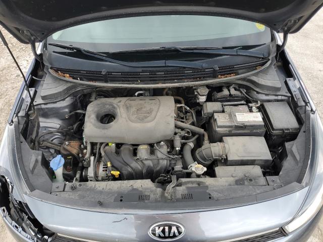 3KPA25AB8KE201912 - 2019 KIA RIO S GRAY photo 11